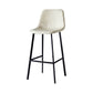 Scandinavian Bristol Low Back Stool Matte Finish Leather Barstool Clearhalo 'Bar Furniture' 'Bar Stools' 'bar_stools' 'furn' 'furn_bar_stools' 'Furniture' 'furniture_bar_stools' 'Kitchen & Dining Furniture' 1200x1200_81bb6c40-2e12-41c4-8f94-467725e97525