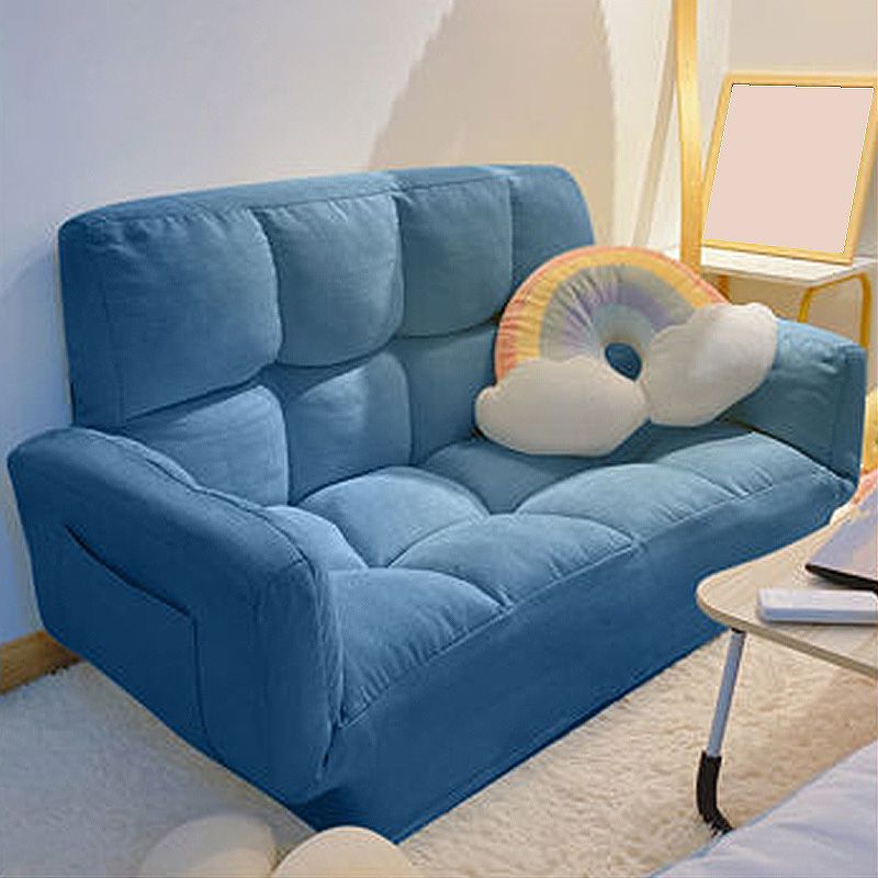 Scandinavian Cotton-Blend Sofa Convertible Tufted Sofa Bed with Pillows Clearhalo 'furn' 'furn_sofas' 'Furniture' 'furniture_sofas' 'Living Room Furniture' 'Sofa' 'sofas' 1200x1200_81bda8bc-1472-45aa-b6a9-dc16ecedd2ef