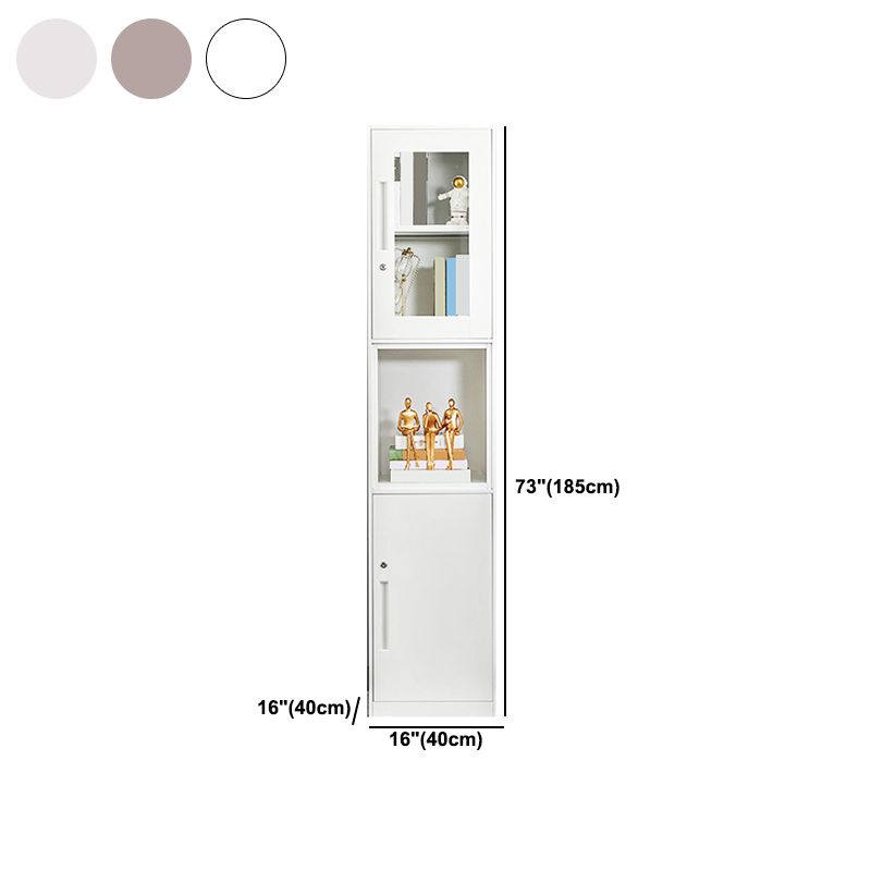 閉じた金属製の本棚モダンホームリビングルームベッドルーム標準本棚