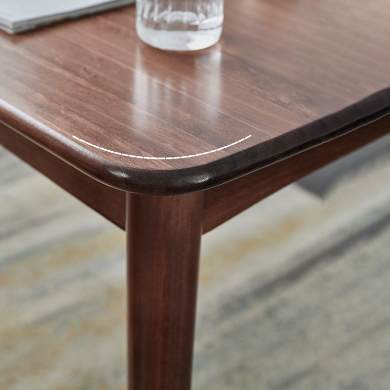 Moderne moderne bank 17,72 inch H dennenbank met rechte benen