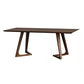 Solid Wood Top Dining Table Rectangle Pine Wood Table with Double Pedestal Base Clearhalo 'Dining Tables & Seating' 'Dining Tables' 'dining_table' 'furn' 'furn_dining_table' 'Furniture' 'furniture_dining_table' 'Kitchen & Dining Furniture' 'kitchen' 'kitchen_dining_table' 1200x1200_81c6c966-5be3-495f-90cc-09b50d9484ae