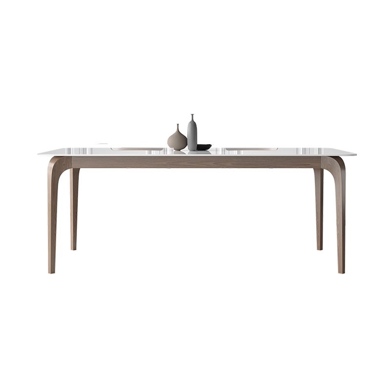 Medieval Modern Sintered Stone Table for Restaurant Rectangle Table with Wooden 4 Legs Clearhalo ' dining_table' 'Dining Tables & Seating' 'Dining Tables' 'furn' 'furn_dining_table' 'Furniture' 'furniture_dining_table' 'Kitchen & Dining Furniture' 'kitchen&dining_furn' 'kitchen' 'kitchen_dining_table' 1200x1200_81c89c25-1a79-4402-9bfc-97c5cbc142dd