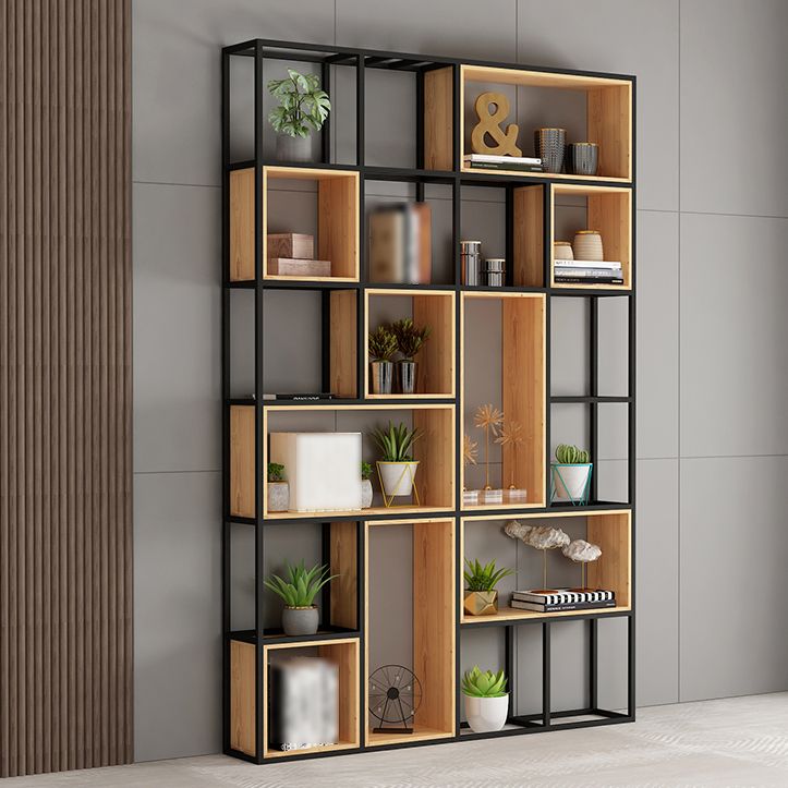 9.84"W Bookshelf Industrial Style Open Back Bookcase for Home and Office Clearhalo 'Bookcases' 'furn' 'furn_bookcases' 'Furniture' 'furniture_bookcases' 'kitchen' 'kitchen_bookcases' 'Living Room Furniture' 'Office Furniture' 1200x1200_81c89ec0-3396-4aea-a016-16de2a61dcc2
