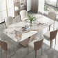 Stainless Steel Traditional Luxury Table Sintered Stone Table with Pedestal base Clearhalo ' dining_table' 'Dining Tables & Seating' 'Dining Tables' 'furn' 'furn_dining_table' 'Furniture' 'furniture_dining_table' 'Kitchen & Dining Furniture' 'kitchen&dining_furn' 'kitchen' 'kitchen_dining_table' 1200x1200_81c8c385-e1a9-44e6-9584-4df866f6d958