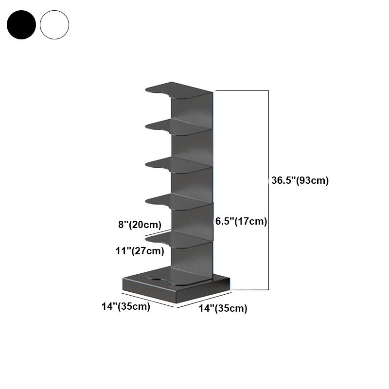 Metal Geometric Bookcase Contemporary Style Vertical Book Shelf Clearhalo 'Bookcases' 'furn' 'furn_bookcases' 'Furniture' 'furniture_bookcases' 'kitchen' 'kitchen_bookcases' 'Living Room Furniture' 'Office Furniture' 1200x1200_81cb041e-7abf-49a9-942c-524b9eb0a96c