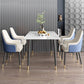 Nordic 1/2/5/7 Pieces Dining Set Sintered Stone Dining Table with Leather Chairs Clearhalo 'Dining Room Sets' 'Dining Tables & Seating' 'dining_room_set' 'furn' 'furn_dining_room_set' 'Furniture' 'furniture_dining_room_set' 'Kitchen & Dining Furniture' 'kitchen&dining_furn' 'kitchen' 1200x1200_81cb0b6d-d8af-45b4-8a1e-9638466b020c