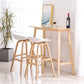Contemporary Solid Wood Plastic Barstool Indoor Bar Stool with Low Back Clearhalo 'Bar Furniture' 'Bar Stools' 'bar_stools' 'furn' 'furn_bar_stools' 'furniture_bar_stools' 'Kitchen & Dining Furniture' 'kitchen&dining_furn' 'kitchen' 'kitchen_furn' Furniture' 1200x1200_81cc6919-617f-416b-86a6-c59a25e1fd2f