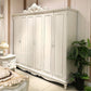 Traditional Wardrobe Armoire White Wooden Wardrobe Cabinet with Legs Clearhalo 'Armoires & Wardrobes' 'armoires_wardrobes' 'Bedroom Furniture' 'furn' 'furn_armoires_wardrobes' 'Furniture' 1200x1200_81cd35ca-b207-4e0d-963f-8a8cbdc96000