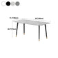 Contemporary Style Dining Site Table Stone Rectangle Furniture with 4 Legs Clearhalo ' dining_table' 'Dining Tables & Seating' 'Dining Tables' 'furn' 'furn_dining_table' 'Furniture' 'furniture_dining_table' 'Kitchen & Dining Furniture' 'kitchen&dining_furn' 'kitchen' 'kitchen_dining_table' 1200x1200_81cd43d0-705b-4330-b592-84140b5b28d8
