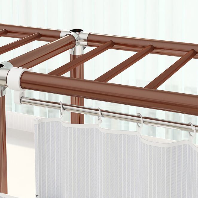 Modern Style Wardrobe Armoire Steel Frame Wardrobe for Bedroom Clearhalo 'Armoires & Wardrobes' 'armoires_wardrobes' 'Bedroom Furniture' 'furn' 'furn_armoires_wardrobes' 'Furniture' 1200x1200_81d1363e-ba34-4dc6-b872-05aa4a48eda4