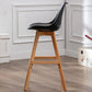 Contemporary Backrest Bar Stool Leather Wood 4 Legs Bar Stool , 1 Piece Clearhalo 'Bar Furniture' 'Bar Stools' 'bar_stools' 'furn' 'furn_bar_stools' 'furniture_bar_stools' 'Kitchen & Dining Furniture' 'kitchen&dining_furn' 'kitchen' 'kitchen_furn' Furniture' 1200x1200_81d3dd47-ff74-41bf-aa51-12c202b41d64
