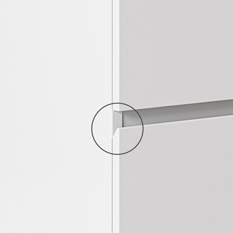 Cassa di accento di legno contemporaneo con cassetti 4/5 cassa standard rettangolo