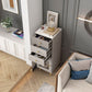 Glam Combo – commode de rangement verticale en pierre, commode pour chambre à coucher