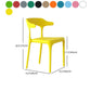 Contemporary Style Stackable Chairs Dining Armless Chairs with Plastic Legs Clearhalo 'Dining Chairs' 'Dining Tables & Seating' 'dining_chair' 'furn' 'furn_dining_chair' 'Furniture' 'furniture_dining_chair' 'Kitchen & Dining Furniture' 1200x1200_81dd40cc-dfc1-4552-b204-f3b89801e9af