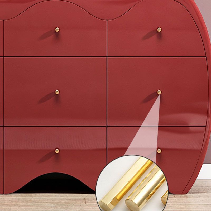 Contemporary Horizontal Double Dresser Wood Storage Dresser with 9 Drawers for Home Clearhalo 'Bedroom Furniture' 'Dressers & Chests' 'dressers_chests' 'furn' 'furn_dressers_chests' 'Furniture' 1200x1200_81e299cc-4499-47e9-902b-61a622651489