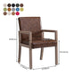 Country Style Arm Chair Solid Back Upholstered Dining Single Armchair Clearhalo ' kitchen&dining_furn' 'Dining Chairs' 'Dining Tables & Seating' 'dining_chair' 'furn' 'furn_dining_chair' 'Furniture' 'furniture_dining_chair' 'Kitchen & Dining Furniture' 'kitchen' 1200x1200_81e3066b-9a0c-4c13-b4f6-0fa180e7707a