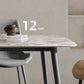 Industrial Rectangle Shape Standard Dining Table Sintered Stone Gray Dining Table for Kitchen Clearhalo ' dining_table' 'Dining Tables & Seating' 'Dining Tables' 'furn' 'furn_dining_table' 'Furniture' 'furniture_dining_table' 'Kitchen & Dining Furniture' 'kitchen&dining_furn' 'kitchen' 'kitchen_dining_table' 1200x1200_81e37c6b-2870-49e2-88a4-a1a4012d42db