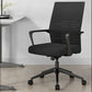 Modern Office Chair Adjustable Seat Height Fixed Arms with Wheels