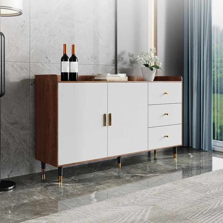 3-Drawer Dining Server Solid Wood and Manufactured Wood Cabinets Server Clearhalo 'buffet_sideboard' 'Buffets & Sideboards' 'furn' 'furn_buffet_sideboard' 'Furniture' 'Kitchen & Dining Furniture' 1200x1200_81e44196-ed00-44e3-9d35-81d05ba72973