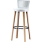 Modern Wooden Bar Stool 38" Height Backrest Armless Counter Stool with Plastic Cushion Clearhalo 'Bar Furniture' 'Bar Stools' 'bar_stools' 'furn' 'furn_bar_stools' 'Furniture' 'Kitchen & Dining Furniture' 1200x1200_81e559d5-93bf-41e9-9836-715b45dc44a1