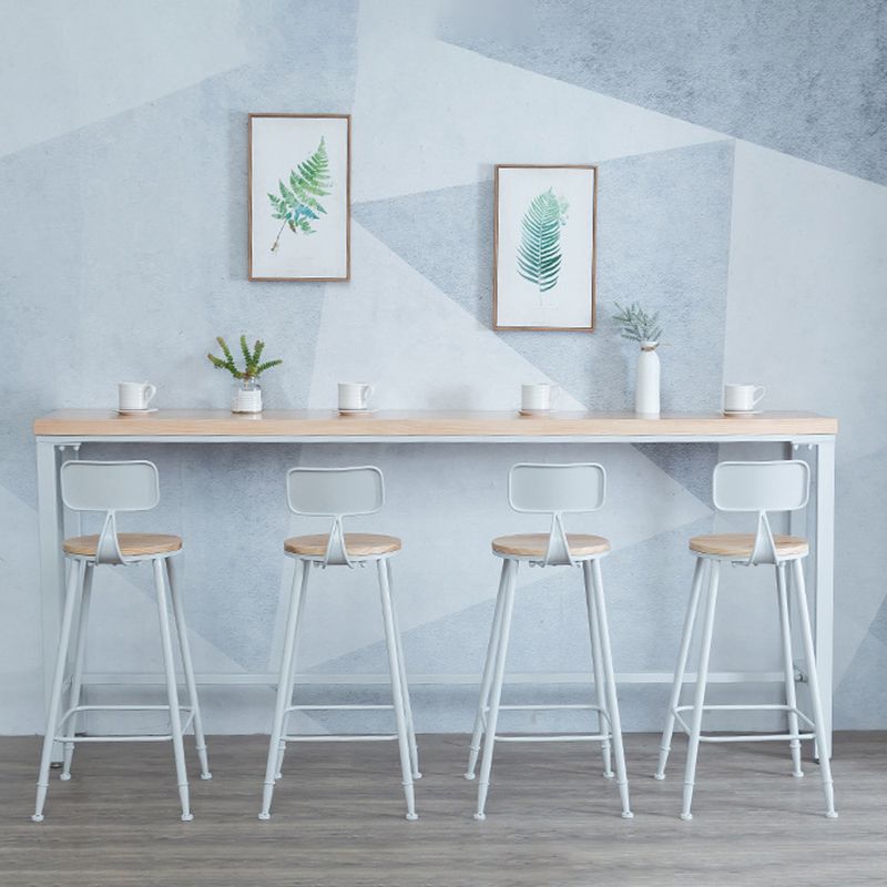 Table rectangulaire-bar-hauteur