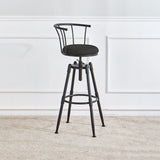 Industrial Upholstered Swivel Adjustable Height Stool 35.43'' Home Bar Stool Clearhalo 'Bar Furniture' 'Bar Stools' 'bar_stools' 'furniture_bar_stools' 'Kitchen & Dining Furniture' 'kitchen&dining_furn' 'kitchen' 'kitchen_furn' Furniture' 1200x1200_81e5ff55-52ce-4248-83eb-4ee6dc0121ad