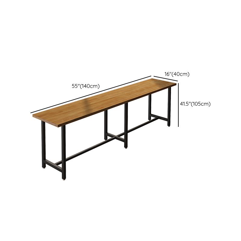 Ensemble de Table de Bar moderne 1/11 pièces, Table de comptoir rectangulaire en bois avec tabourets hauts