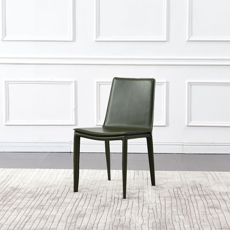 Silla de comedor de comedor de metal de estilo moderno para uso en el hogar