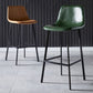 Scandinavian Restaurant Leather Stool Matte Finish Footrest Barstool Clearhalo 'Bar Furniture' 'Bar Stools' 'bar_stools' 'furn' 'furn_bar_stools' 'Furniture' 'furniture_bar_stools' 'Kitchen & Dining Furniture' 1200x1200_81ebe622-7bdb-4037-b70a-2c0113db1ed6