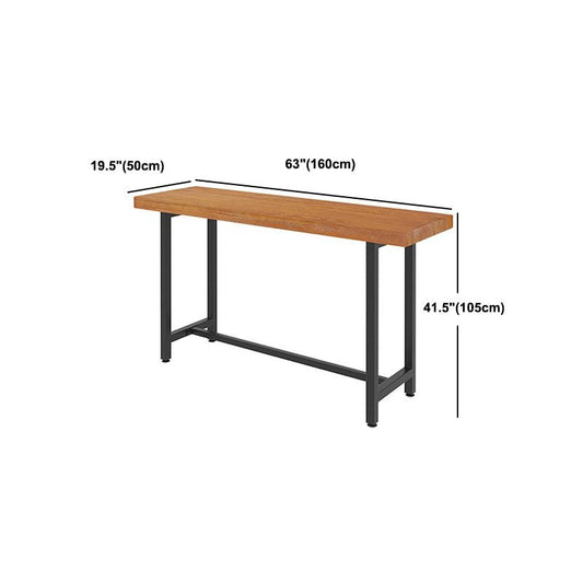 工業スタイル1/2/7ピースバーテーブルセット長方形のバーテーブルが高いスツールと