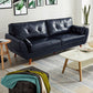 Modern Leather Sofa Flared Arm Button-tufted Loose Back Sofa for Living Room Bedroom Clearhalo 'furn' 'furn_sofas' 'Furniture' 'furniture_sofas' 'kitchen' 'kitchen_sofas' 'Living Room Furniture' 'Sofa' 'sofas' 1200x1200_81ed79b2-1785-4b3c-b9ad-de79caf3355d