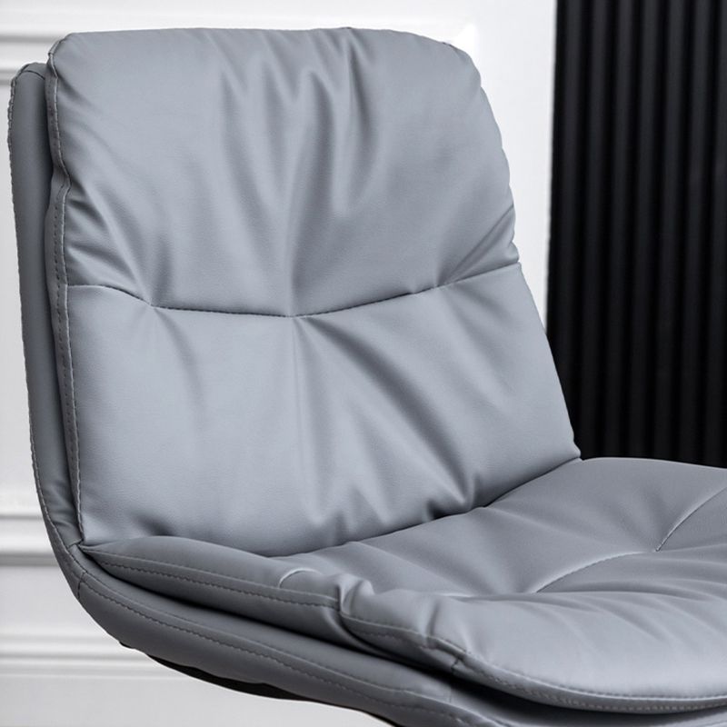 Contemporary Leather Swivel Barstool Indoor Bar Stool with Low Back Clearhalo 'Bar Furniture' 'Bar Stools' 'bar_stools' 'furn' 'furn_bar_stools' 'Furniture' 'furniture_bar_stools' 'Kitchen & Dining Furniture' 1200x1200_81efcc18-3a1d-4635-97fa-0a979997cebd
