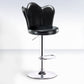 Contemporary Metal Barstool Velvet Footrest Low Back Stool with Swivel in Matte Finish Clearhalo 'Bar Furniture' 'Bar Stools' 'bar_stools' 'furn' 'furn_bar_stools' 'Furniture' 'Kitchen & Dining Furniture' 1200x1200_81eff3e4-0e81-48d2-b66e-82e99b2ba297