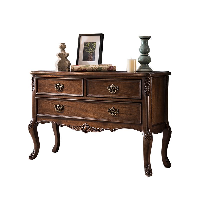 Tavolo da console del rettangolo di campagna francese Tavolo di divano console con cassetti per Hall