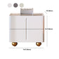 Faux Marble Bedside Gabinet 2 Cajones Cama de almacenamiento Noche