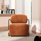 Arms Included Chair Velvet Metal Accent Armchair for Bedroom, 26.77" Wide