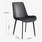 Leather Scandinavian Restaurant Side Chair Parsons Dining Chair with Metal Legs Clearhalo ' kitchen&dining_furn' 'Dining Chairs' 'Dining Tables & Seating' 'dining_chair' 'furn' 'furn_dining_chair' 'Furniture' 'furniture_dining_chair' 'Kitchen & Dining Furniture' 'kitchen' 1200x1200_81f366ca-3f14-4e66-8f92-cb97cde3906a