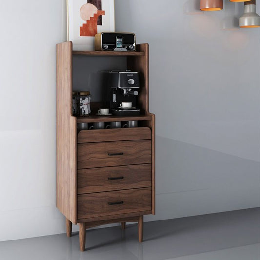 Sideboard in legno moderno Minimalista Casa laterale aperta con cassetti