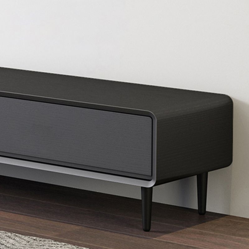 Industriële rechthoek tv -standaard thuis tv -kast met gespreid benen