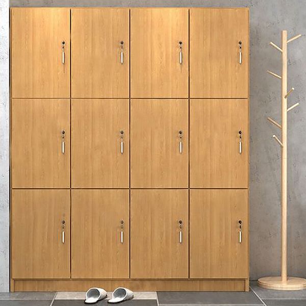 Light Wood Finish Contemporary Storage Cabinet Engineered Wood Indoor Cabinet Clearhalo 'Armoires & Wardrobes' 'armoires_wardrobes' 'Bedroom Furniture' 'furn' 'furn_armoires_wardrobes' 'Furniture' 1200x1200_81f7c8e3-cbd8-4cf1-8bb5-69146745f79f