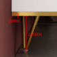 Holz-TV-Ständer im Glam-Stil, geschlossene Aufbewahrungs-TV-Konsole mit 4 Schubladen