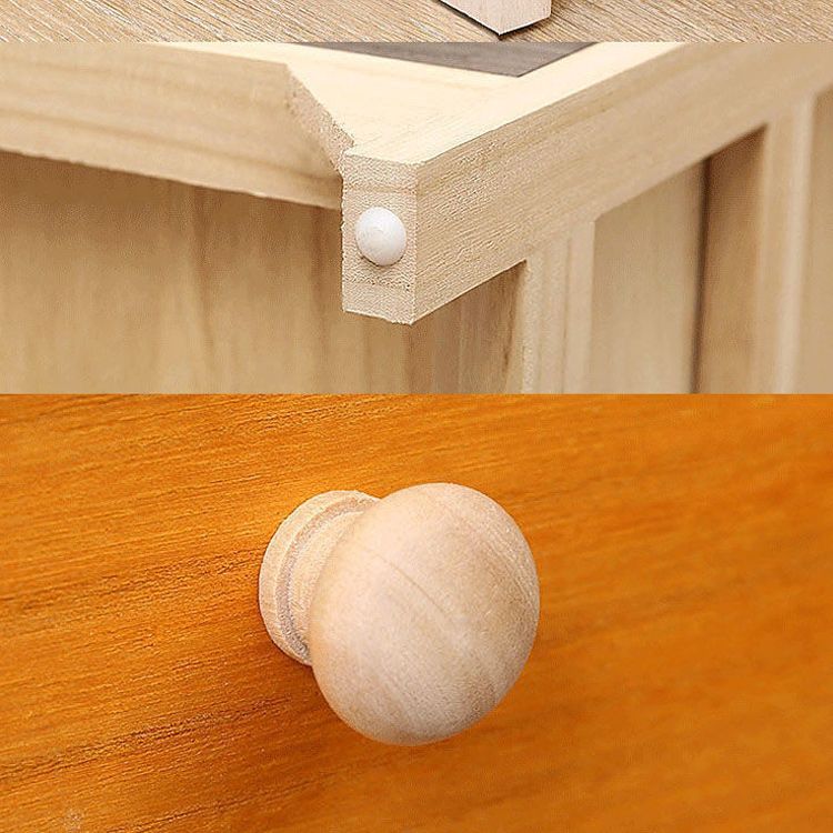 Industrial Accent Chest with Drawers and Wooden Legs Rectangle Chest