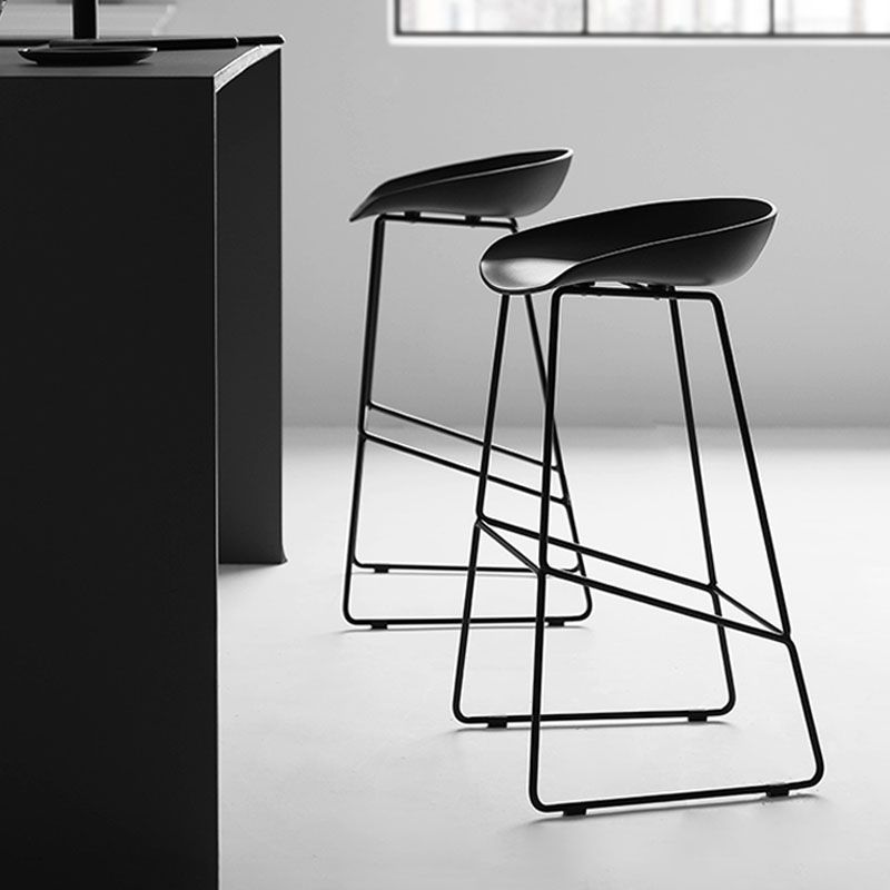Modern Style Bar-stool Sled Legs PP Bucket Seat Barstool for Counter Bar Clearhalo 'Bar Furniture' 'Bar Stools' 'bar_stools' 'furn' 'furn_bar_stools' 'furniture_bar_stools' 'Kitchen & Dining Furniture' 'kitchen&dining_furn' 'kitchen' 'kitchen_furn' Furniture' 1200x1200_8200ae0f-8b59-4edd-92ff-b34d34c04407