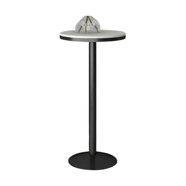 Industrial Bar Table Dining Table with Pedestal Base for Kitchen Living Room Clearhalo 'Bar Furniture' 'Bar Tables' 'bar_tables' 'furn' 'furn_bar_tables' 'Furniture' 'Kitchen & Dining Furniture' 1200x1200_8201556b-43df-4c61-9431-daa50c580c6a