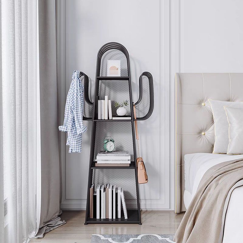 59 "H bibliothèque de style contemporain fermé à l'arrière en métal pour le bureau à domicile