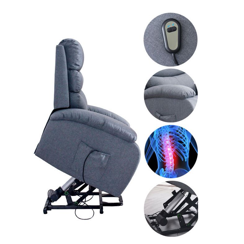 Silla reclinable de algodón de algodón de asistencia amplia de 38.18 "