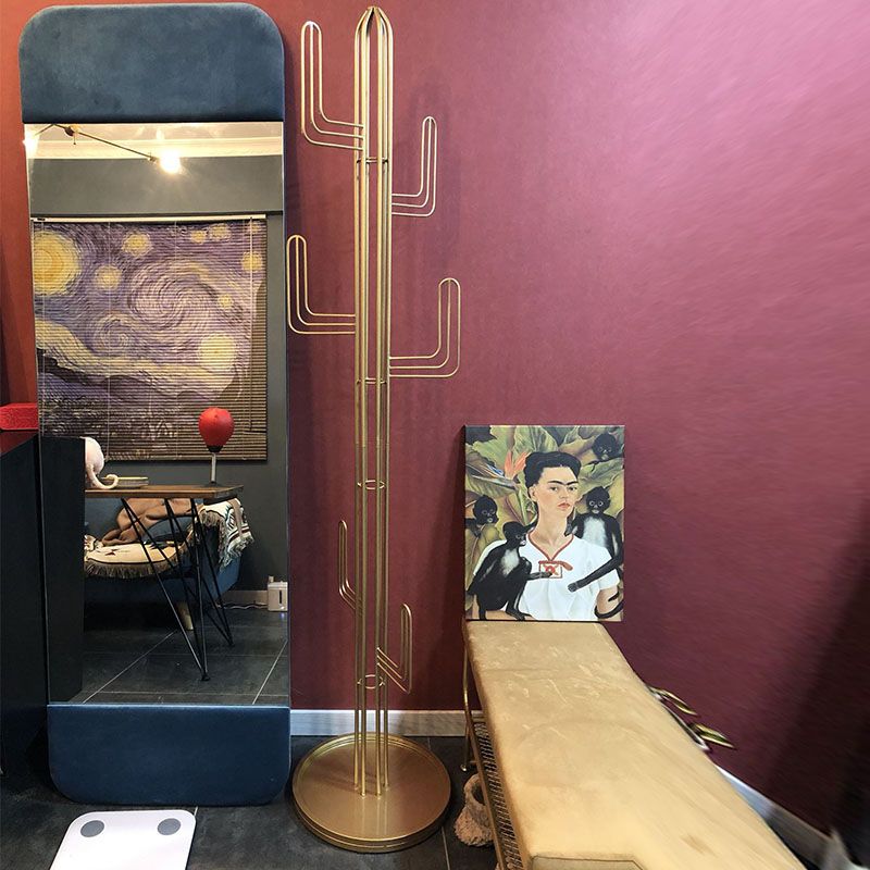 Moderne ijzeren toegang zaal boomganghanger met 6 haken