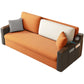 Orange Stain-Resistant Sofa Bed 26.77"H Fabric Sloped Arm Sofa Bed Clearhalo 'furn' 'furn_sofas' 'Furniture' 'furniture_sofas' 'Living Room Furniture' 'Sofa' 'sofas' 1200x1200_820e13bf-7bf9-4e00-a421-aa2af4e483ff