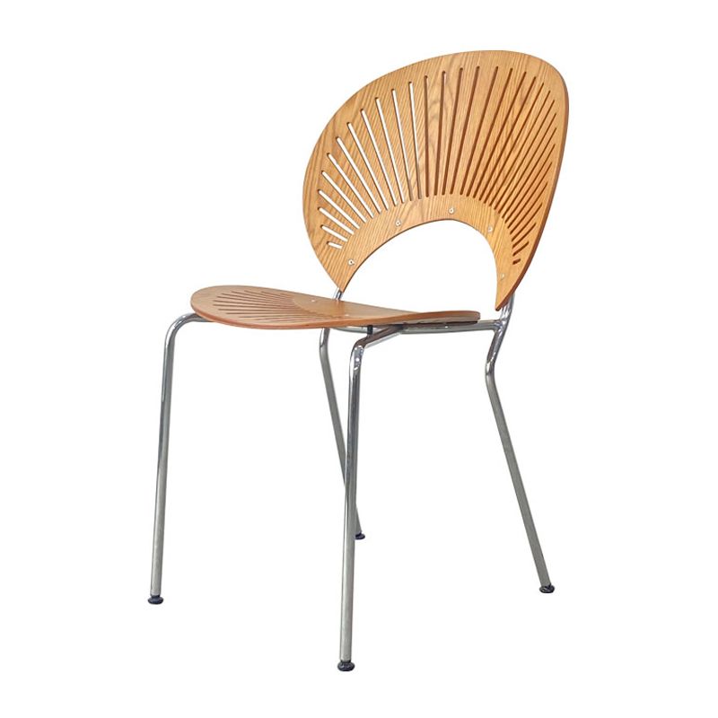 Contemporary Stainless Steel Legs Armless Dining Chairs Open Back Dining Side Chair Clearhalo 'Dining Chairs' 'Dining Tables & Seating' 'dining_chair' 'furn' 'furn_dining_chair' 'Furniture' 'furniture_dining_chair' 'Kitchen & Dining Furniture' 1200x1200_820e4782-5388-4546-8461-58a9436d1347