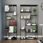 Contemporary Metal Bookshelf Etagere Shelf Bookcase for Study Room 11.8" W Clearhalo 'Bookcases' 'furn' 'furn_bookcases' 'Furniture' 'Office Furniture' 1200x1200_82104565-ff79-47aa-91fa-10577fd3df91
